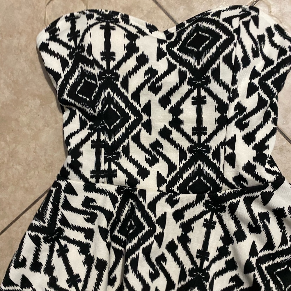 Black & White Charlotte Russe Going Out Top